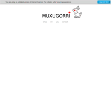 Tablet Screenshot of muxugorri.com
